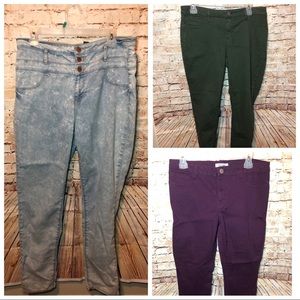 Refuge Charlotte Russe Jeans Lot size 14 XL Bundle